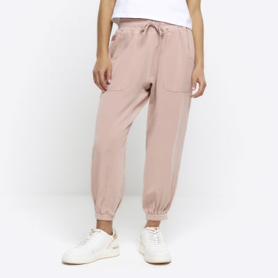 Women's Pink High Waist Pants