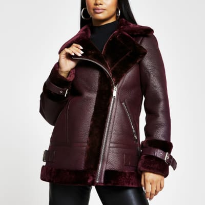 petite aviator jacket