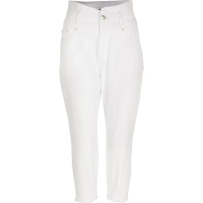 petite white jeans