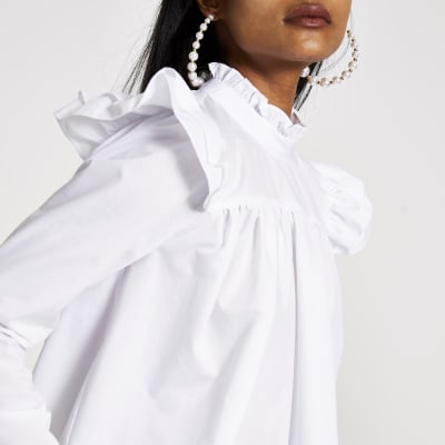 ruffle blouse uk