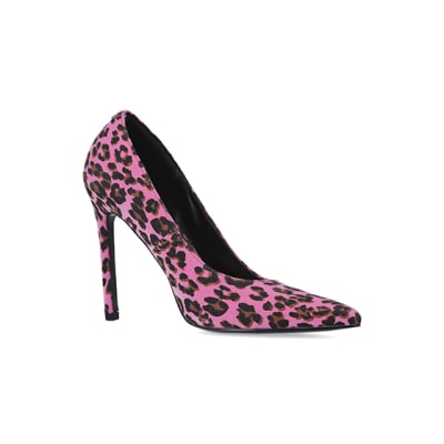 pink leopard heels