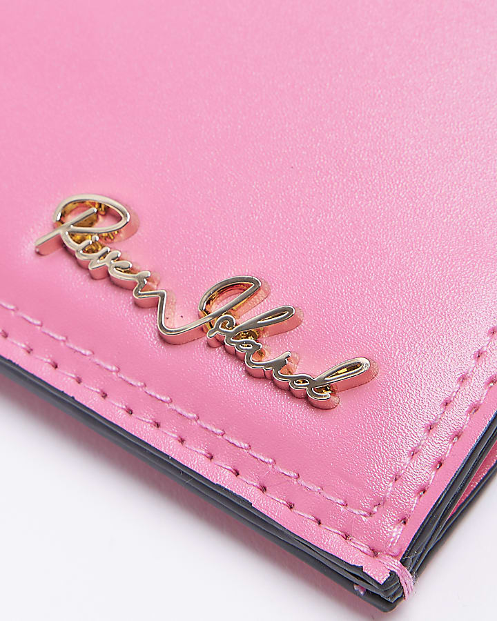 Pink asymmetric purse