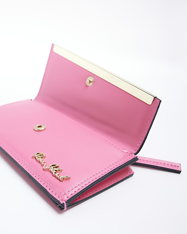 Pink asymmetric purse