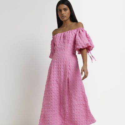 midi bardot dress uk