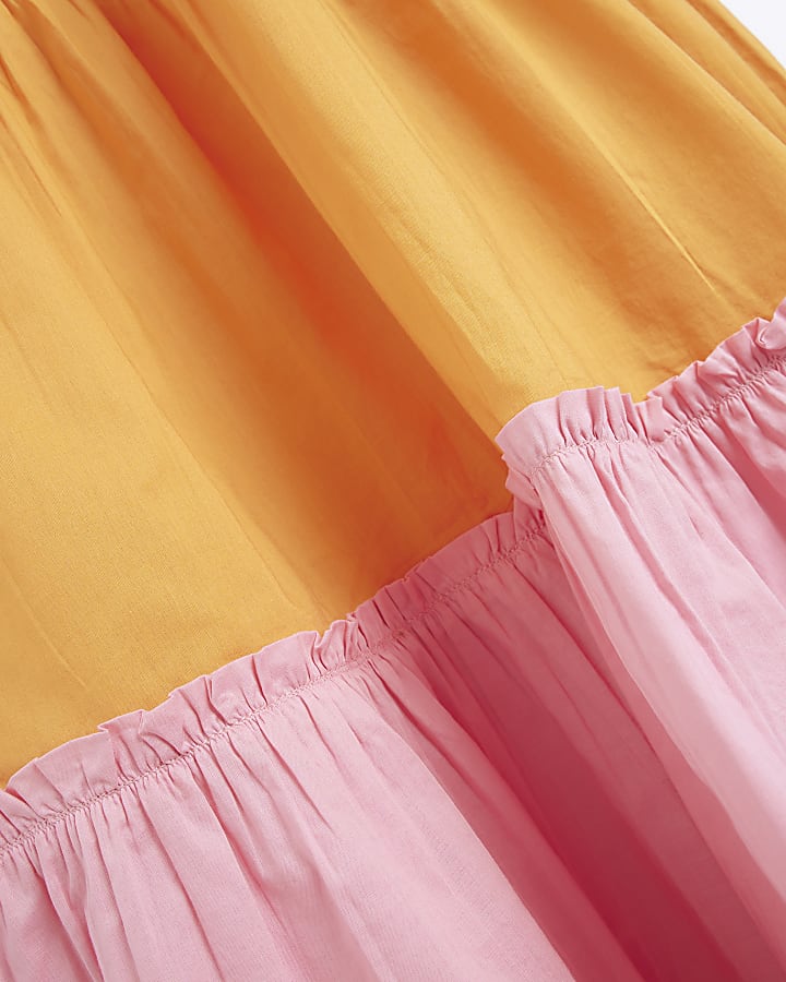 Pink Cami strap Maxi Dress