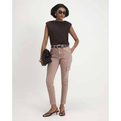 Cargo Skinny Leg Jeans