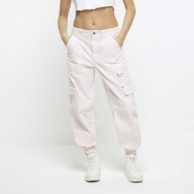 Pink hot sale utility trousers