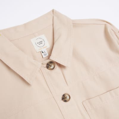 Pink casual jacket River Island