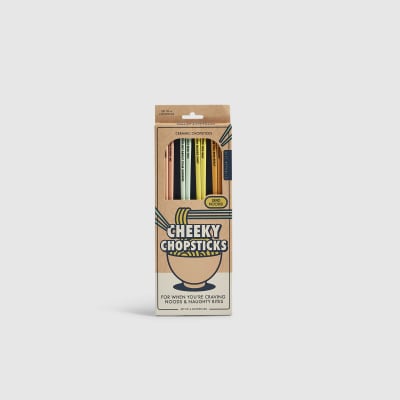 Pink Cheeky Chopsticks Set of 4