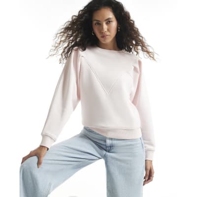 Chevron Panel Sweatshirt