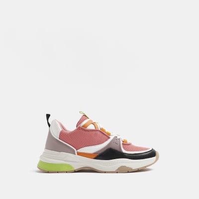 river island white chunky trainers