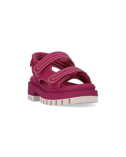 360 degree animation of product Pink chunky sandals frame-19
