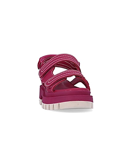 360 degree animation of product Pink chunky sandals frame-20