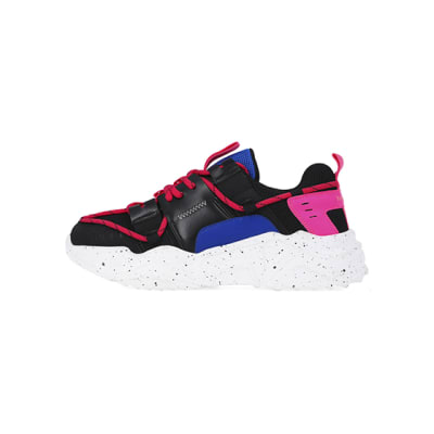360 degree animation of product Pink chunky trainers frame-3