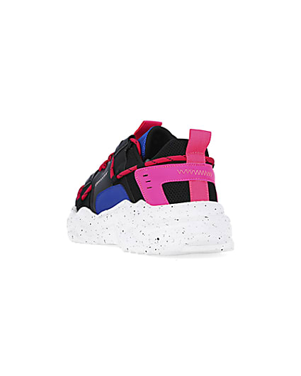 360 degree animation of product Pink chunky trainers frame-7