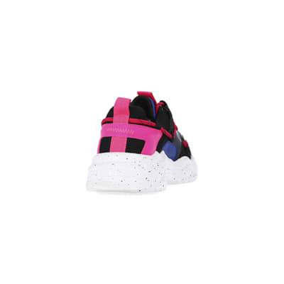 360 degree animation of product Pink chunky trainers frame-10