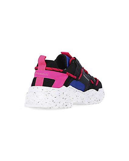 360 degree animation of product Pink chunky trainers frame-11