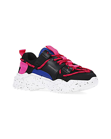 360 degree animation of product Pink chunky trainers frame-17