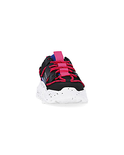 360 degree animation of product Pink chunky trainers frame-20