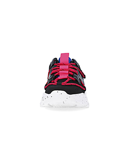 360 degree animation of product Pink chunky trainers frame-21