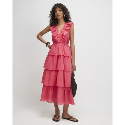 sachin and babi light blue dress Pink Holiday Dresses main image 0