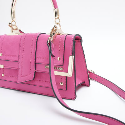 Pink cross body bag