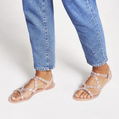 river island jelly sandals