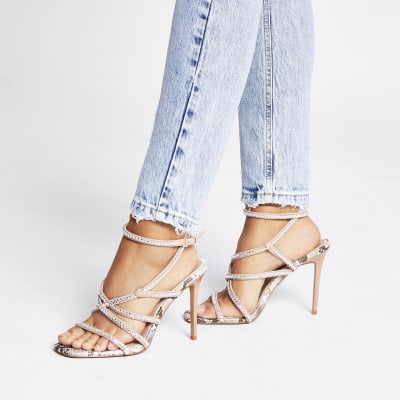 diamante strappy sandals