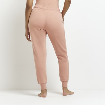 pink drawstring joggers