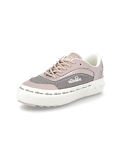 360 degree animation of product Pink Ellesse Alzina trainers frame-0