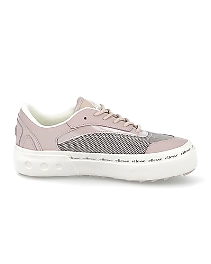 360 degree animation of product Pink Ellesse Alzina trainers frame-15