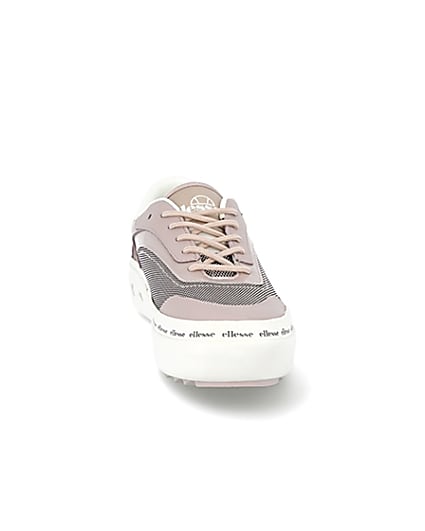 360 degree animation of product Pink Ellesse Alzina trainers frame-20