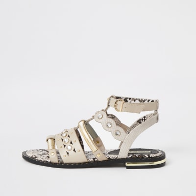 embellished gladiator sandals wedding