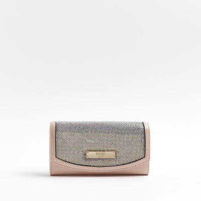 Pink clutch bag river hot sale island