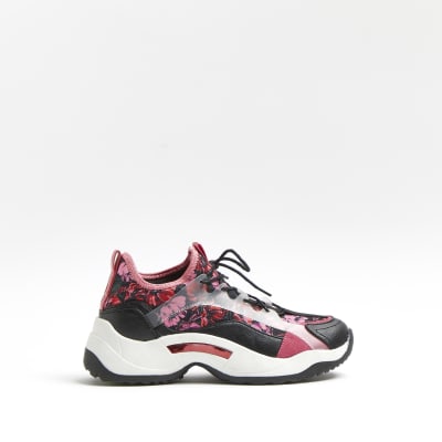 river island white chunky trainers