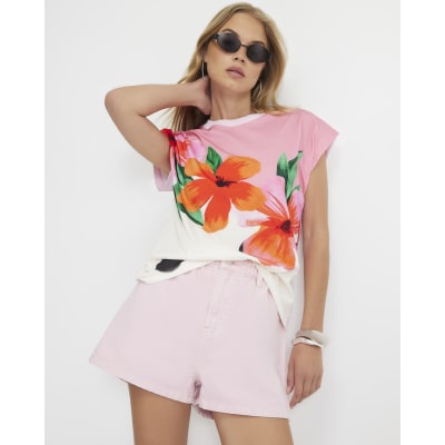 Flower Polka Dot T Shirt