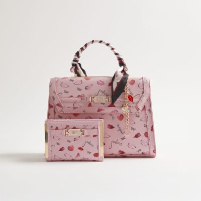 Pink J'adore Charm Tote Bag and Purse Bundle