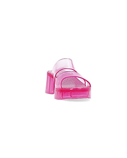360 degree animation of product Pink jelly mules frame-20