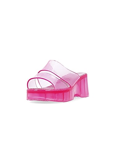 360 degree animation of product Pink jelly mules frame-23