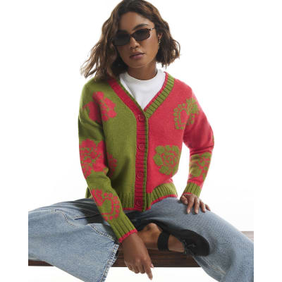 Knit Heart Cardigan