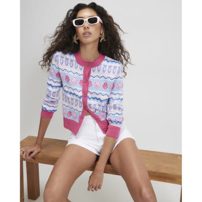 Knitted Shell Cardigan