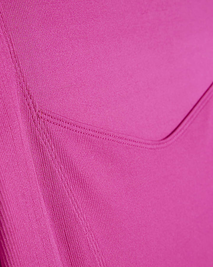 Pink long sleeve bodysuit