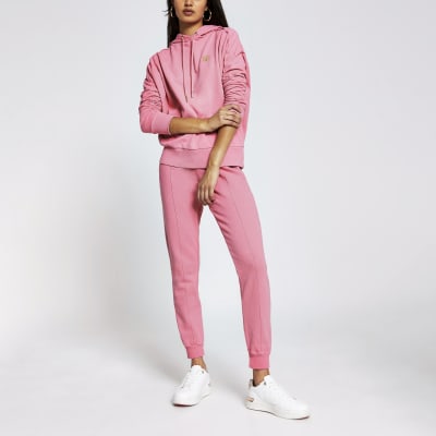 pink hoodie river island