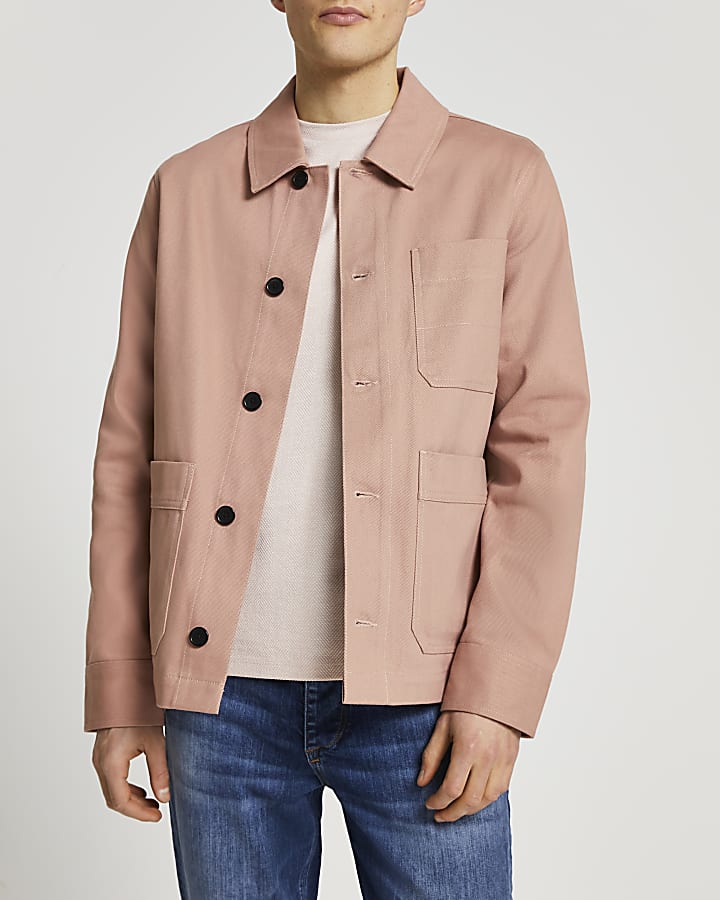 Pink long sleeve jacket