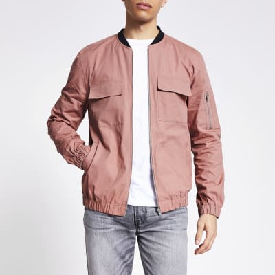 river island pink biker jacket