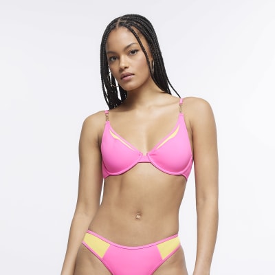 Calvin klein outlet plunge bikini