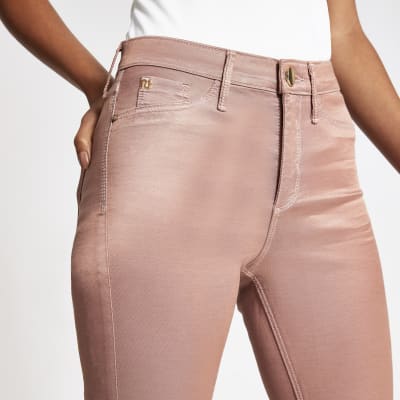 river island pink jeans