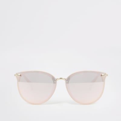 river island pink sunglasses