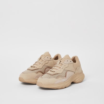 river island white chunky trainers