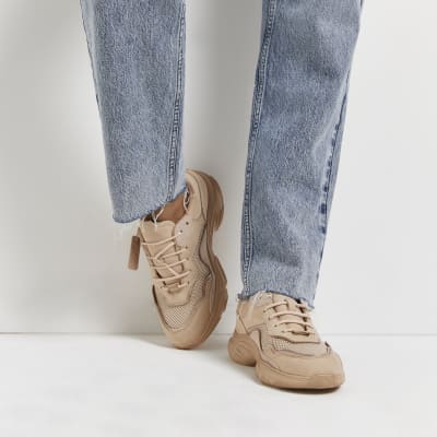 chunky neon trainers